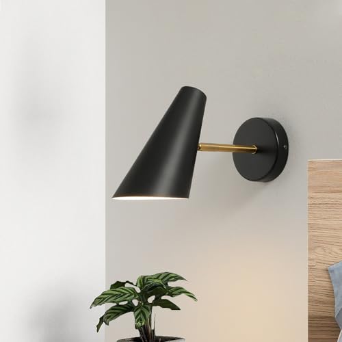 Lámparas montadas en el interior de estilo nórdico y luces de dormitorio con foco ajustable 5