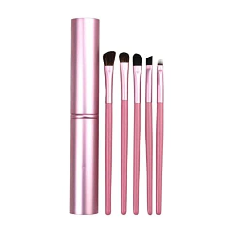 Make Set Portable Shadow Eye Brush Brush Natural Brush Up Beauty Tools Piecees Five Make Up Set Handle Beauty Favorites (Pink, One Size) Cover