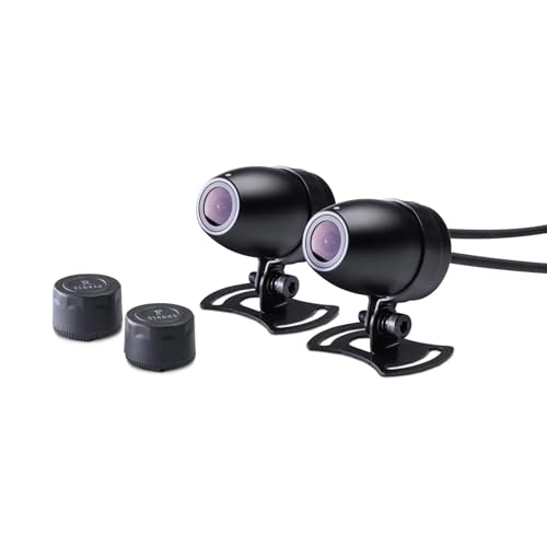 Midland Kit d'extension BikePlay Pro C1683 - Lot de 2 Dash Cam, 2 TPMS et câbles