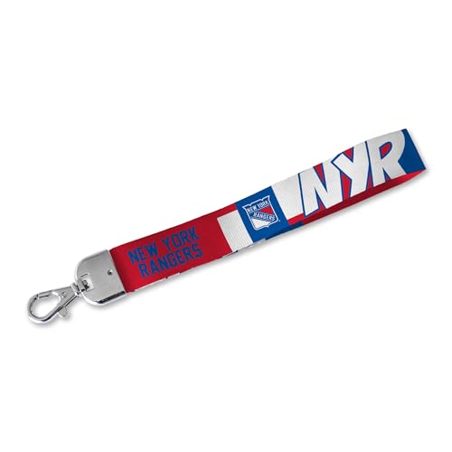 Rico Industries NHL Hockey New York Rangers Standard Wrist Lanyard Key Chain