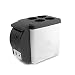 1. 2V 6L. Mini Car Lodówka Podwójna Użyj napojów Cielońszy ABS Portable Outdoor Travel Zamrażarka Uniwersalna lodówka (Color : Black, Rozmiar : One size)