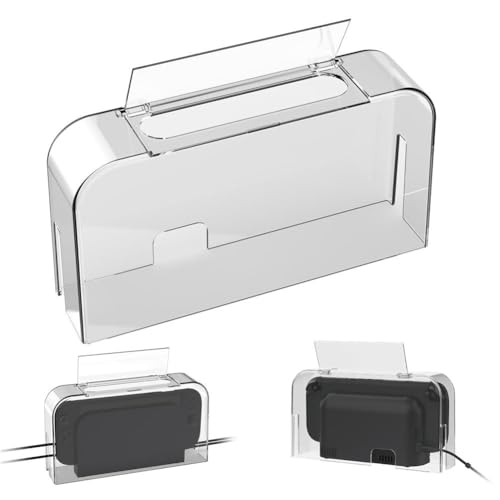 �_�X�g�J�o�[ For Nintendo Switch/Switch2/Switch OLED �Ή� �h�b�N�J�o�[ ���� �A�N���� �ی�P�[�X �t���b�v�g�b�v�� �P�[�u���ڑ����t�� �ϏՌ� �ق���h�~ �h�o ���h�~ ����h�~ �N���A���[�P�[�X