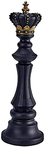 Chess King Queen Knight Statue: A Decorative Chess Piece for Office or Home Display