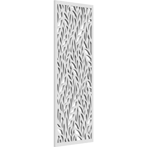 Image of 9 3 /8 inchW x 24 3 /8 inchH x 3 /8 inchT Ortonville Decorative Fretwork Wall Panels in Architectural Grade PVC