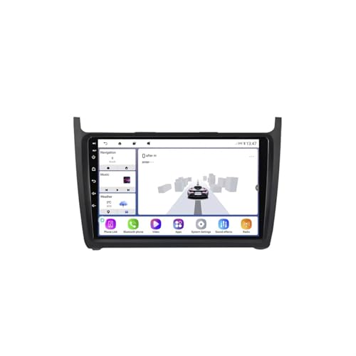 Pantalla Carplay VW Polo 5 autoradio touchscreen display Bluetooth con navegador de coche