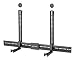 Manhattan - Universal-Halterung für Soundbar, VESA-Montage, bis 15 kg, höhenverstellbar, Oben oder unter dem Fernseher, schwarz