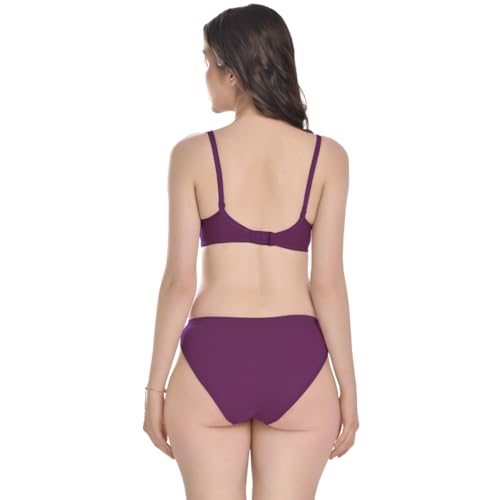 Image of SGC Sweden Women Mix Cotton Thongs Lingerie Set