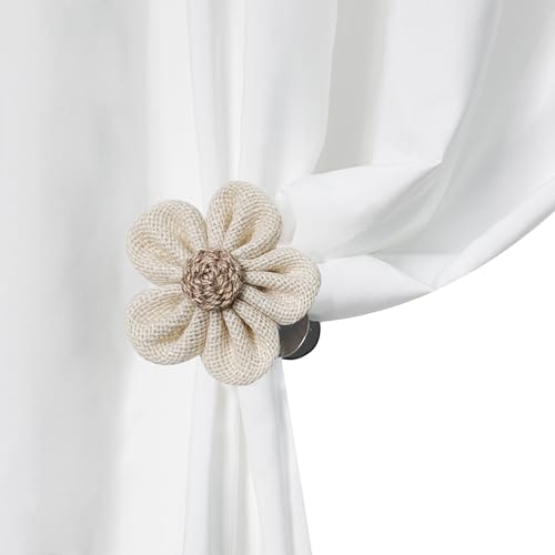 Curtain Tie Backs for Curtain Drapes, Boho Decor Holdback Clamp