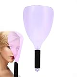Haarspray Schild, professionelle Haarspray Maske Gesicht Spray Schild Haarspray Gesichtsschutz 2 Farben von Filfeel(Violet)