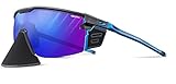 Gafas de sol JULBO ULTIMATE COVER HIGH PROTECTION color Gris/Azul Reactiv Perforomance 1-3 HC lente Multilayer Azul
