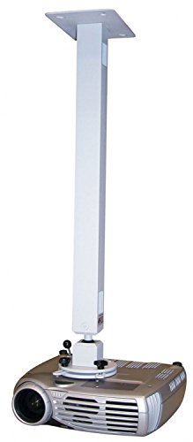 Support plafond pour projecteur standard blanc Medium 22023-WEISS anti-vibration