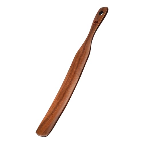 Wooden Spoons for Cooking,12.8 inch Wood Corner Spoon for Cooking,Wooden Cooking Utensils for