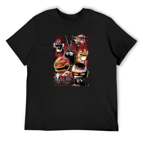 Jaspion Tokusatsu - Camiseta unisex para hombre, color negro, Negro , XL