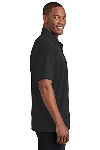 Polo Sport-Tek Unisex PosiCharge RacerMesh de manga corta con cuello, camiseta casual para hombre y mujer, ideal para trabajo y golf miniatura 3