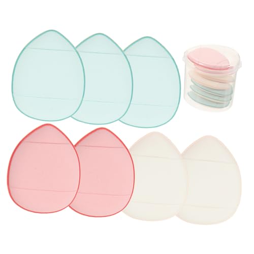 NIYANGLE 7Piezas Esponjas De Maquillaje Mini Puff De Maquillaje De Reutilizables y Transpirables Para Aplicación De Base y Corrector Aleatorio