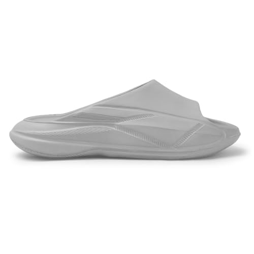 Image of AROOM Men's Classic Ultra Soft Sliders /Slippers with Cushion FootBed for Adult | Comfortable & Light Weight | Stylish & | Waterproof & Everyday Flip Flops for Gents /Boys