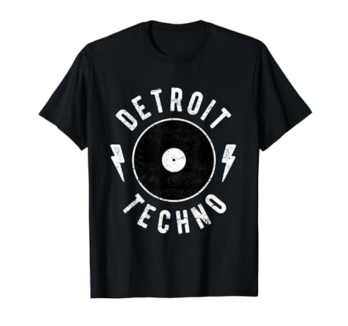 Detroit Techno Music Outfit Vinyl Electronic Music T-Shirt