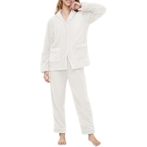 RITOSTA Women's Fleece Pyjamas Set for Winter Cover
