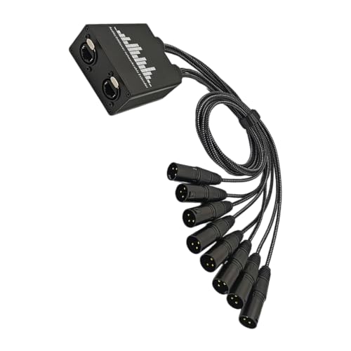 Extensor RJ45 a XLR de alta velocidad con 8 canales estables 5