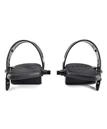 Schwinn Pedal Pair with Straps 9/16" Works R514 U514 231 SR23 Recumbent Upright