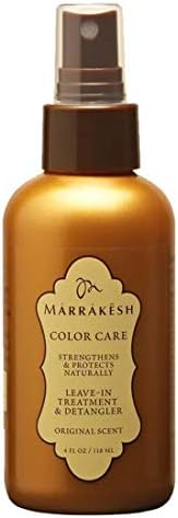 Marrakesh Color Care X, Original - 4 fl. oz. - Leave-In Treatment & Detangler - Improves Shine, Provides Frizz & Static Control - With Morrocan Argan Oil & Hemp Seed Oil - Vegan, Cruelty Free