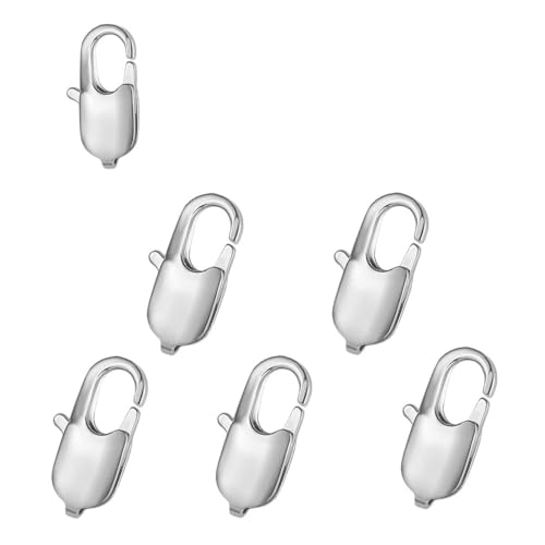 Fermoir acier 316L inoxydable anti-ternissement 9mm pour réparer bijoux