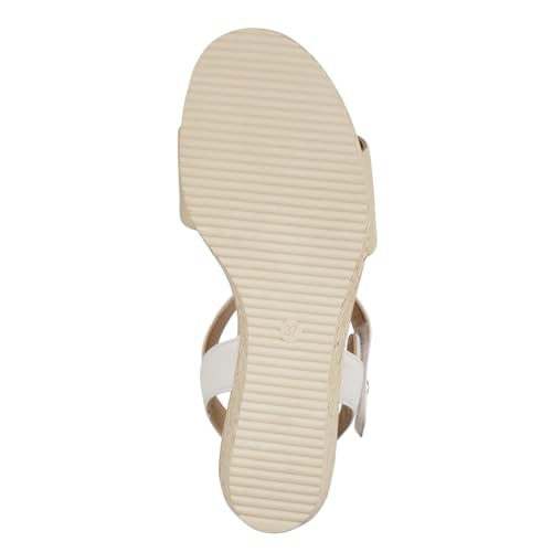 Sandale beige MARCO TOZZI à bride ajustable et semelle souple