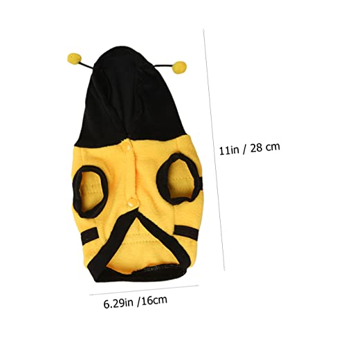 Disfraz para perro abeja talla 6 amarillo miniatura 2