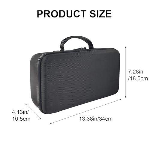 Image of Hard Storage Case with Customizable Foam Insert - Protective EVA Case for Cameras, Gaming Consoles, Precision Instruments and Stethoscopes