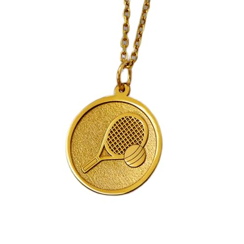 Collier raquette de tennis en argent 925 cadeau femme