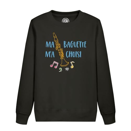 Sweatshirt enfant ma clarinette m'a choisi en coton