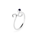 Solid 925 Sterling Silver Natural Lapis Lazuli Stone Ring, Designer Jewelry, Gemstone Ring, Healing Crystals, Birthday, Boho Handmade | Promise Wedding Ring | Gift for Women (lapis lazuli, 6)