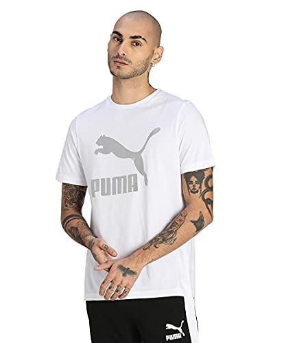Image of Puma Men Cotton Regular Fit T-Shirt