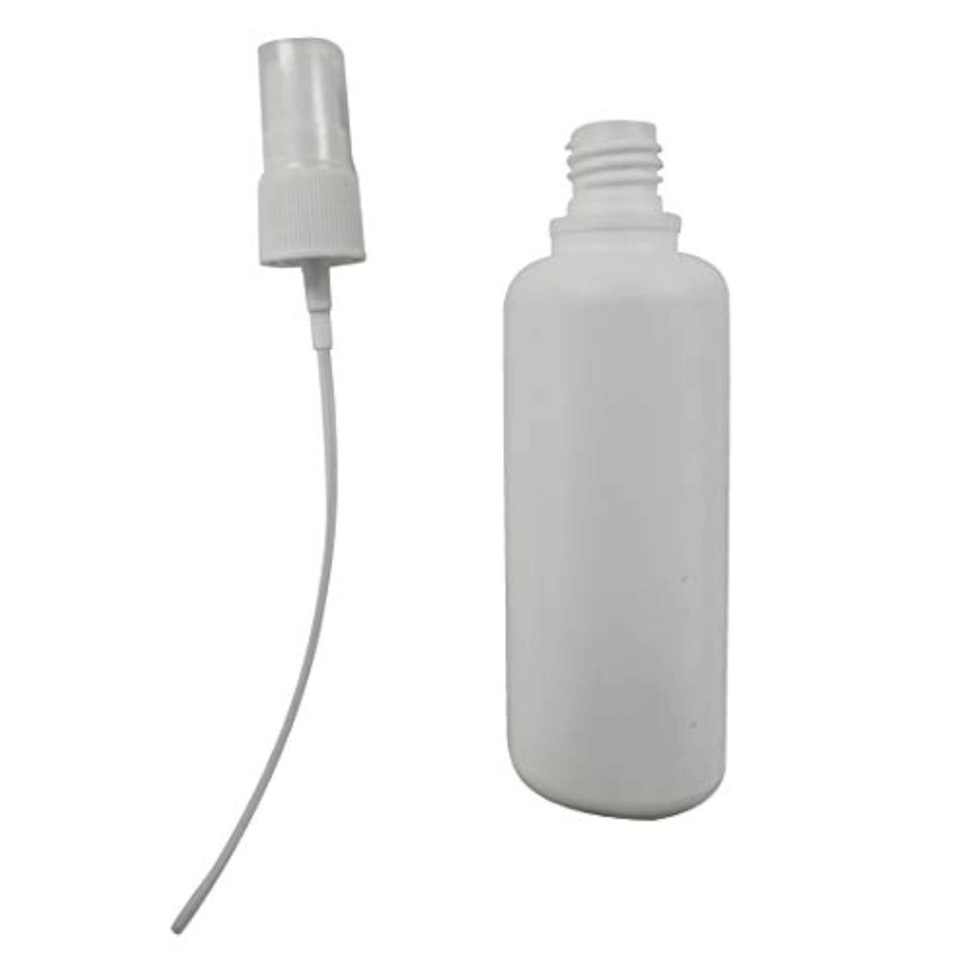 Pack of 4 Pcs, White, Empty Refillable Fine Mist Spray Bottle