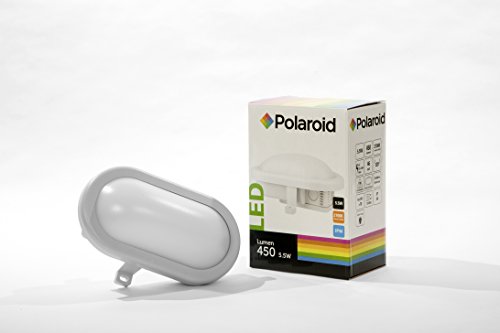 Preisvergleich Produktbild Polaroid LED Deckenleuchte, 5.5W, 450Lm, 2700K, warmweiß, IP44, Deckenlampe, Deckenstrahler, Bulkhead Light