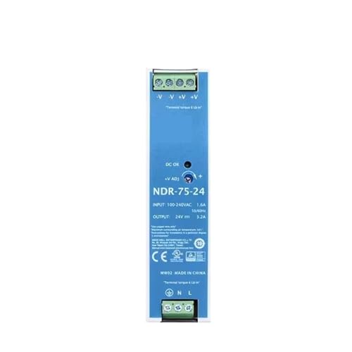 Alimentation NDR-75-12 12V rail din pour armoire électrique industrielle