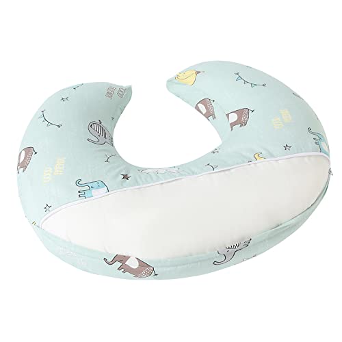 Nursing Pillow Cover, Premium Cotton Breastfeeding Pillow Slipcover Snugly Fits For Nursing Pillow For Baby Boys And Girls, Breathable Comfortable (Elephants) #TOP2