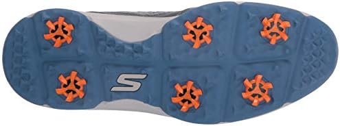 Skechers Men's Torque Sport Fairway Relaxed Fit Spiked Golf Shoe, Charcoal Blue, 9.5 M US | Image 3