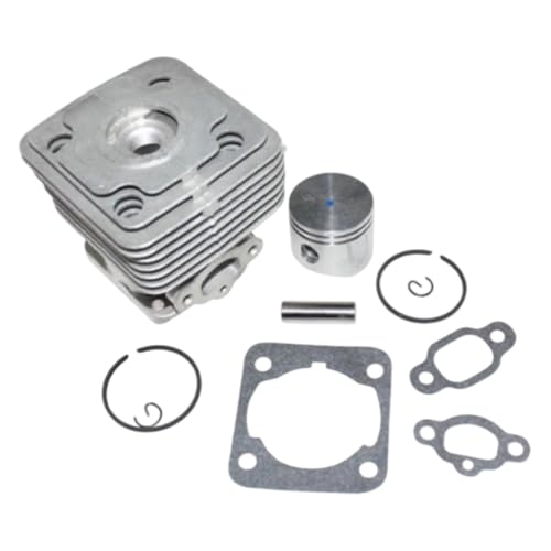 Kit de pistón cilíndrico 40 mm compatible con OLEO-MAC con juntas y bujía 4