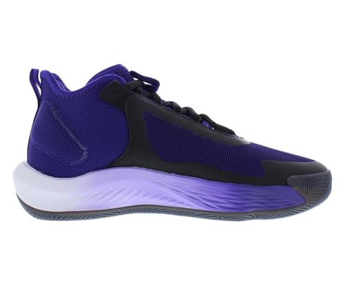 Image of adidas SM Adizero Select Team Unisex Shoes Size 13, Color: Purple /Core Black /Footwear White