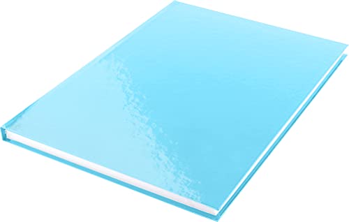 Kangaro KTC K-5357 Blank A5 Sketchbook with Pastel Blue Hard Cover, 80 Sheets, White 100 g Acid-Free Paper, Blue - Image 2