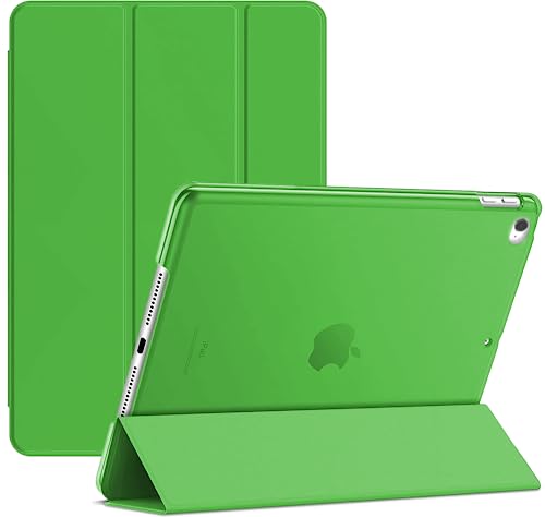 For Apple iPad 9.7 2018 6 Gen A1954 A1893 Smart case Magnetic Stand cover with Wake/Sleep (Green)