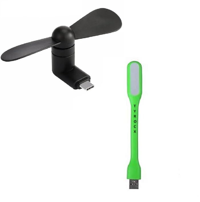 Multicolour, USB Flexible Light And USB Fan -Combo-image-49
