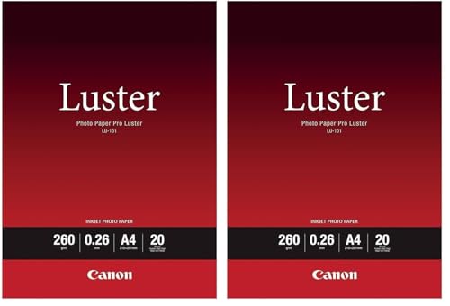 Canon Papier Photo Professionnel Lustré LU 101 A4 20 feuilles Neuf - vue 5