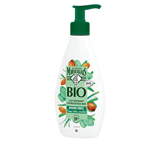 Le Petit Marseillais Leche corporal hidratante orgánico, almendra suave, 250 ml