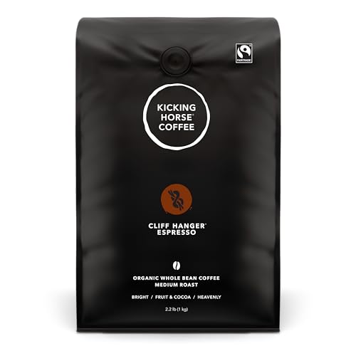 Kicking Horse Coffee Cliff Hanger Espresso, Grano, Tostado Medio, 1 kg x6 miniatura 1