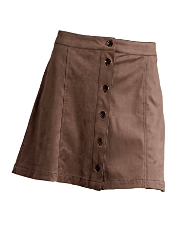 Stetson Western Skirt Womens Gored Button S Khaki 11-060-0539-0115 TA