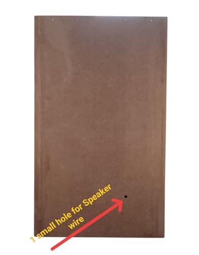 Image of 14.5 MM MDF - Single 8 inch L Port Ported Car Subwoofer Speaker Box, Brown