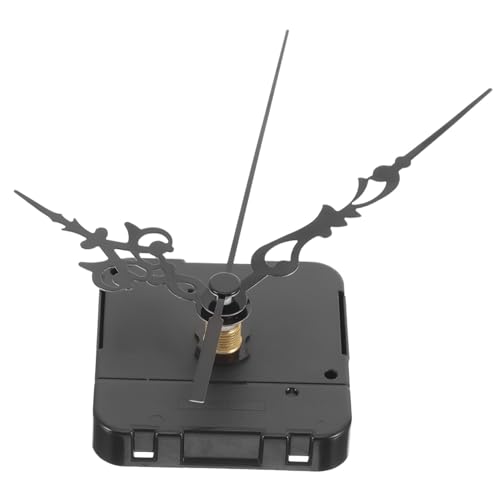 FONDOTIN Mecanismo De Reloj Inverso Motor De Marcha Atrás Funcionamiento Constante Kit De Bricolaje Para Reparación y Reemplazo De Pared Manecillas Negras, 1 Unidad