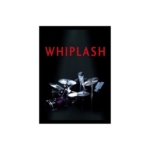 Image of BLINKART Whiplash (2014) Movie Poster Frame 8x12 Inch | Premium 300 GSM Paper Wall Print | Vintage Film Artwork for Home, Bedroom, Living Room, Office | Framed Photo Decor